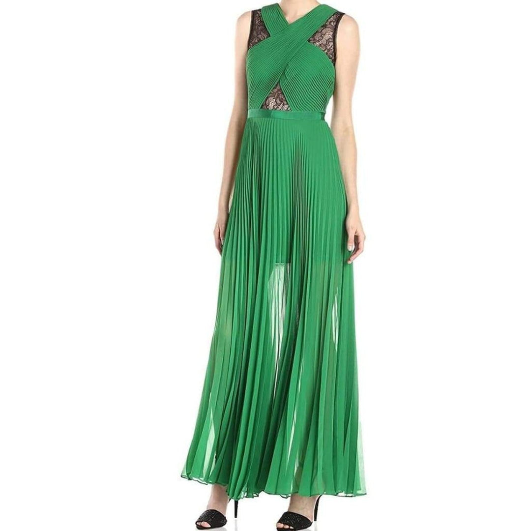 BCBGMAXAZRIA-Caia Malachite Sleeveless Gown - Runway Catalog