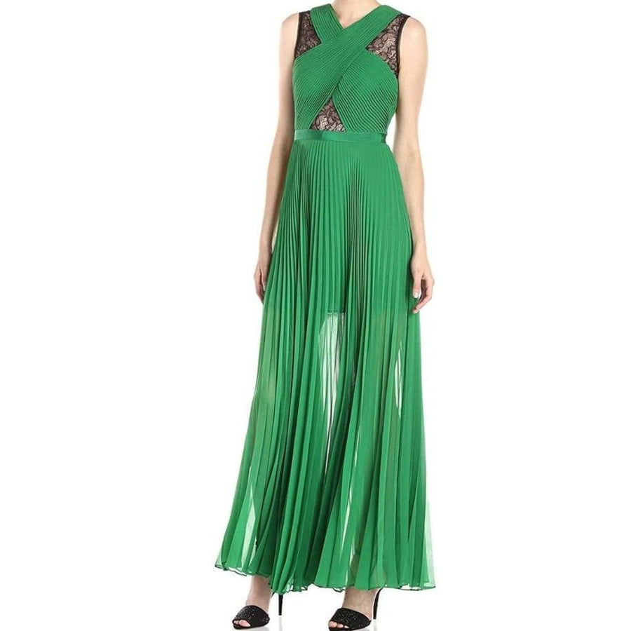 BCBGMAXAZRIA-Caia Malachite Sleeveless Gown - Runway Catalog