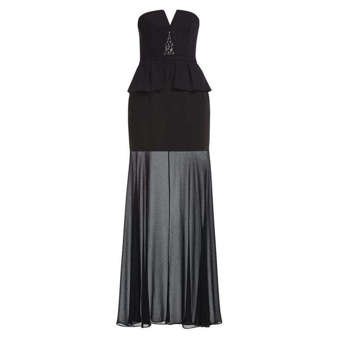 BCBGMAXAZRIA-Caitlyn Strapless Embellished Bodice Dress - Runway Catalog