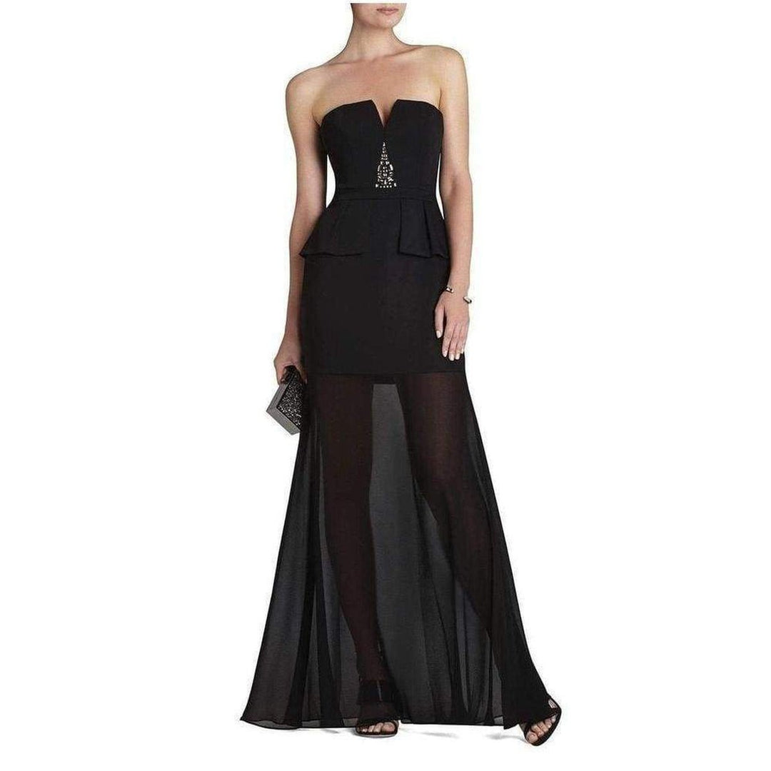 Caitlyn Strapless Embellished Bodice Dress
