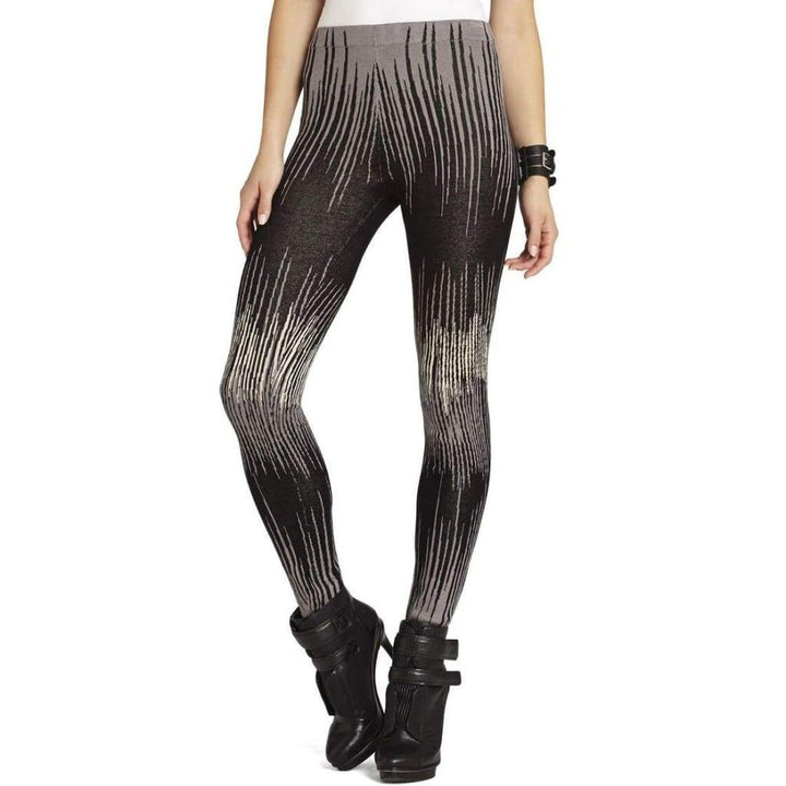 BCBGMAXAZRIA-Cameron Electric Strokes Jacquard Silk Blend Legging - Runway Catalog