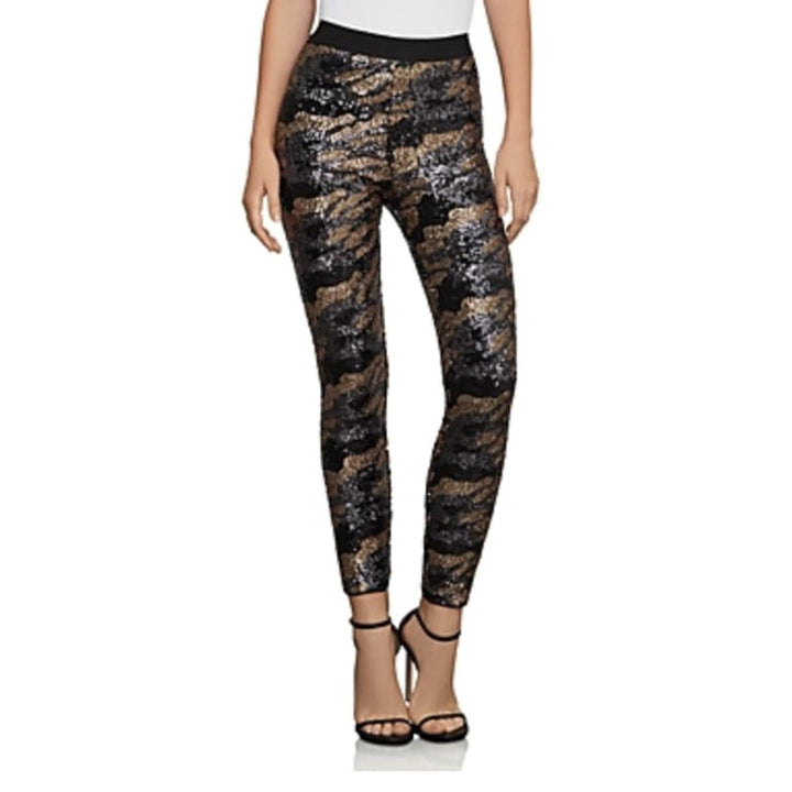 Camo Sequin-Embellished Leggings