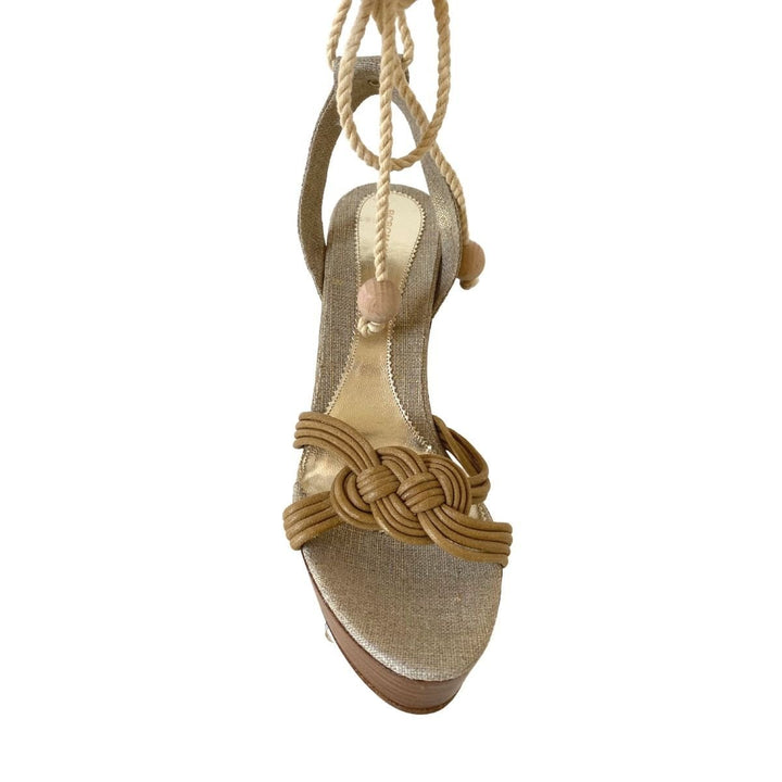 Canvas Wedge Sandal
