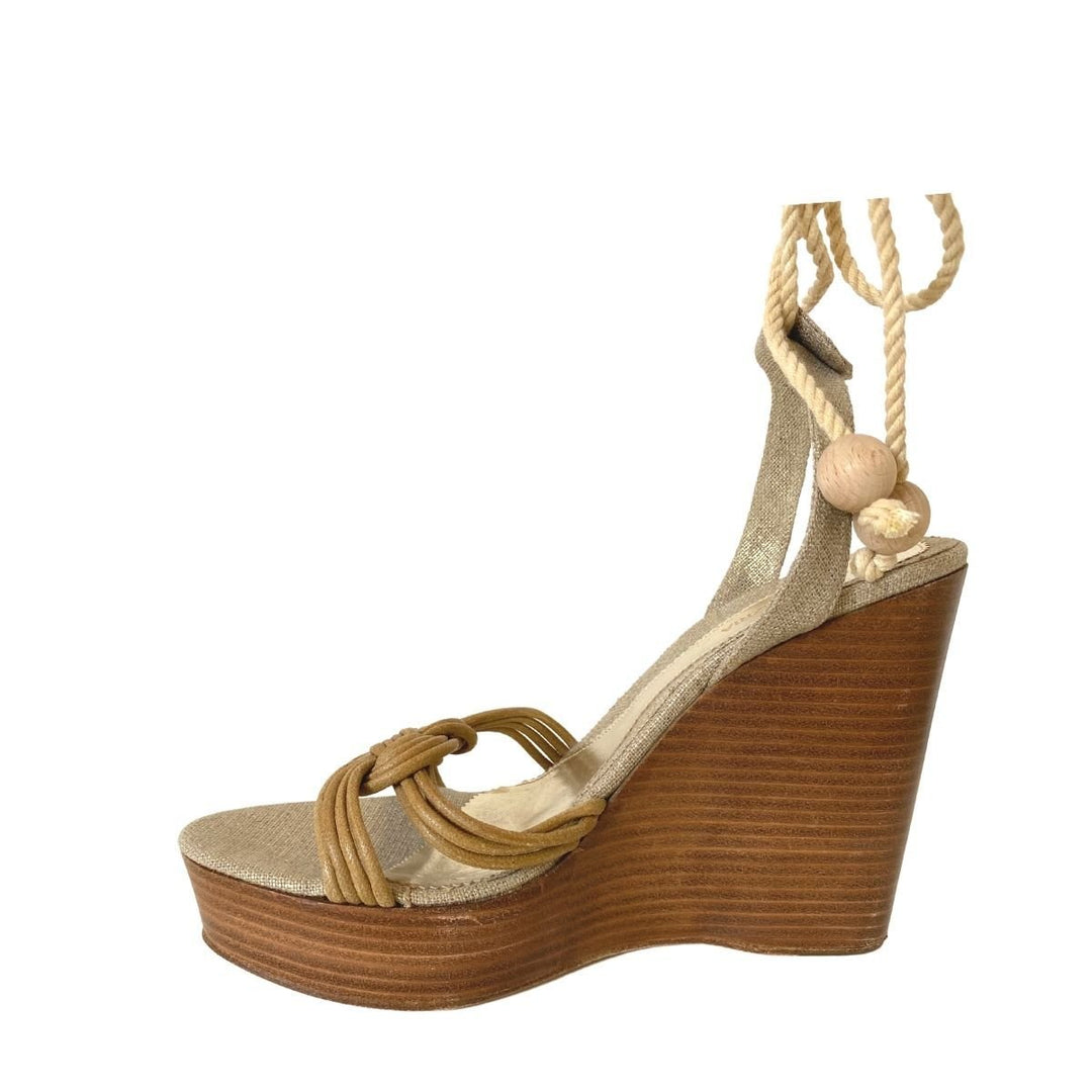 Canvas Wedge Sandal