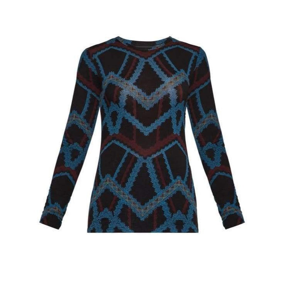 BCBGMAXAZRIA-Caravan Stitch Top - Runway Catalog
