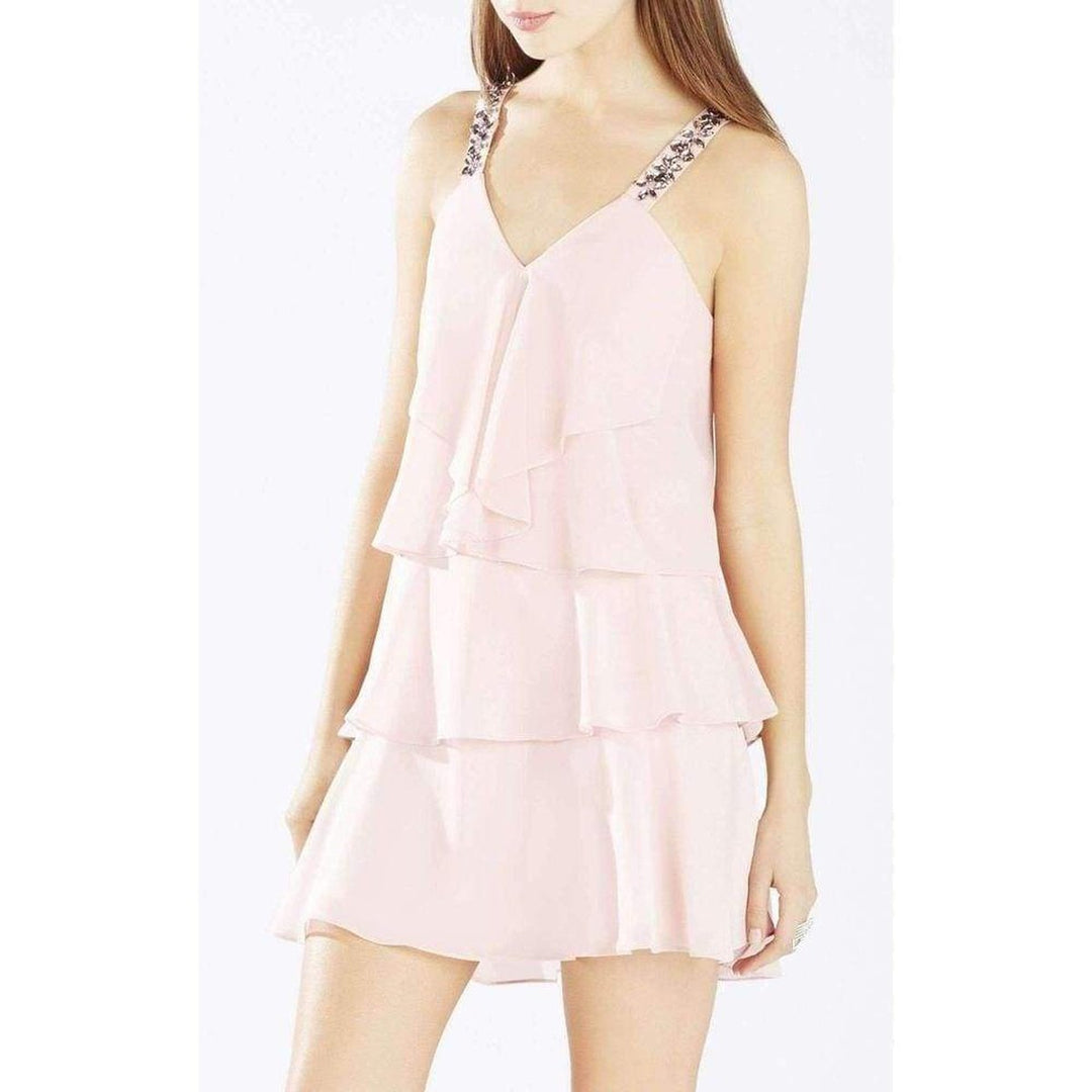 Carlotta Ruffle Halter Dress