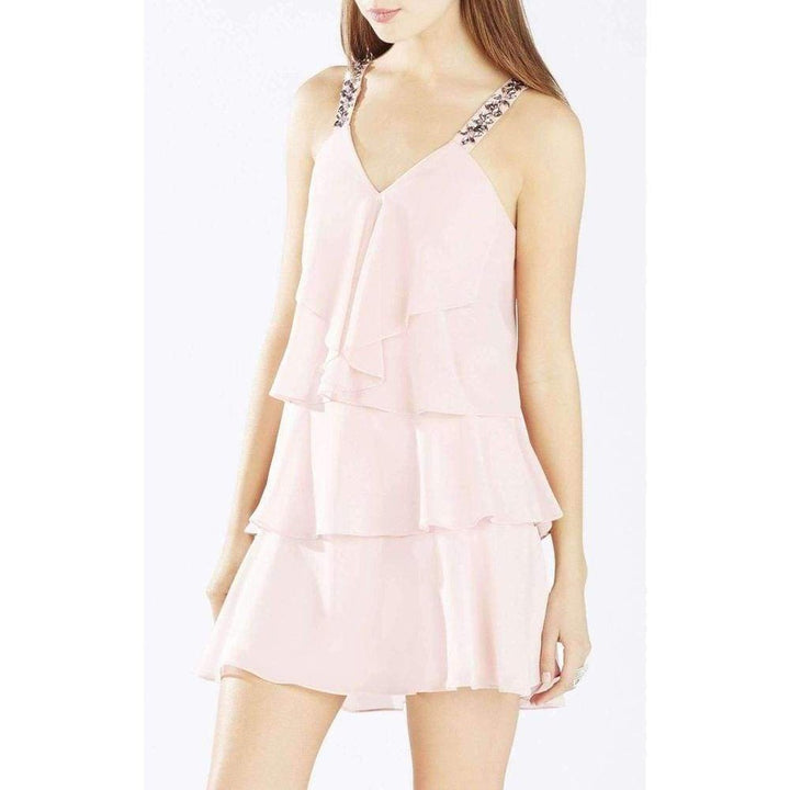 Carlotta Ruffle Halter Dress