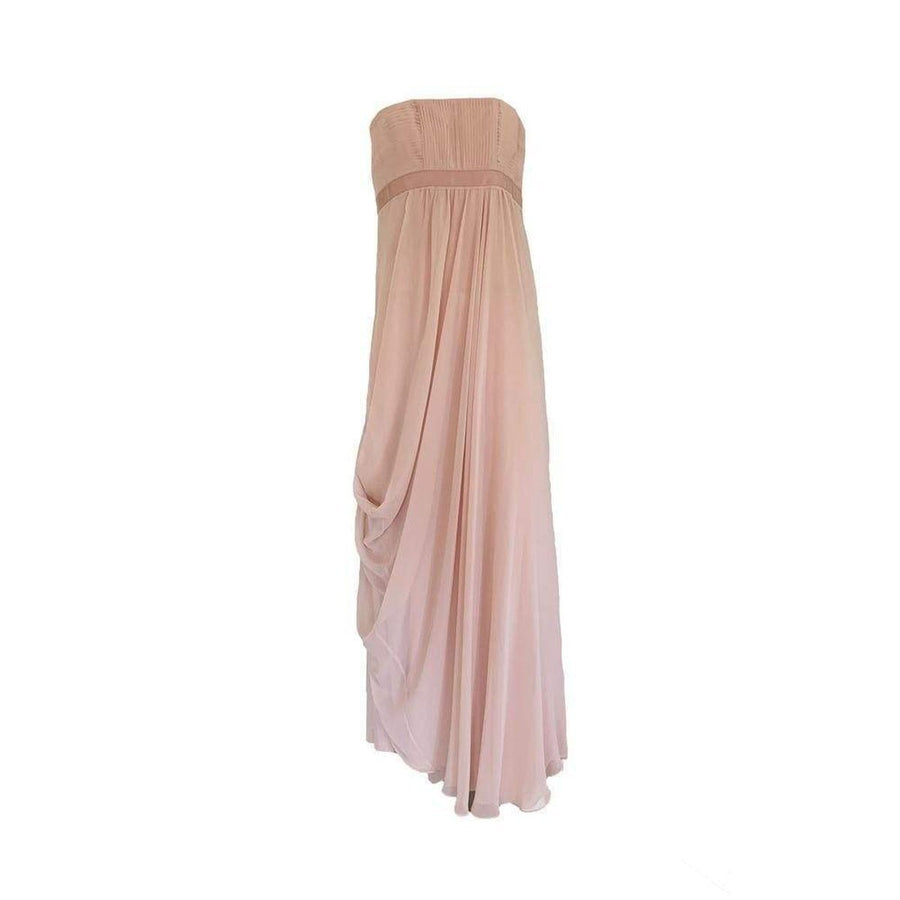 BCBGMAXAZRIA-Cascade Bare Pink Strapless Gown - Runway Catalog