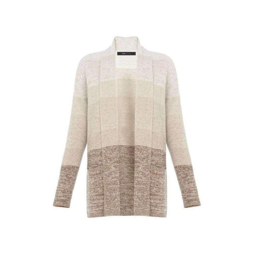 BCBGMAXAZRIA-Cashmere Ginata Ombre Shawl Collar Cashmere Blend Cardigan - Runway Catalog