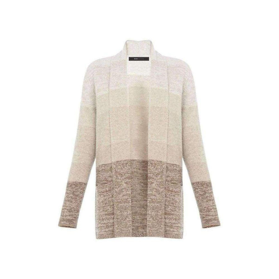 BCBGMAXAZRIA-Cashmere Ginata Ombre Shawl Collar Cashmere Blend Cardigan - Runway Catalog