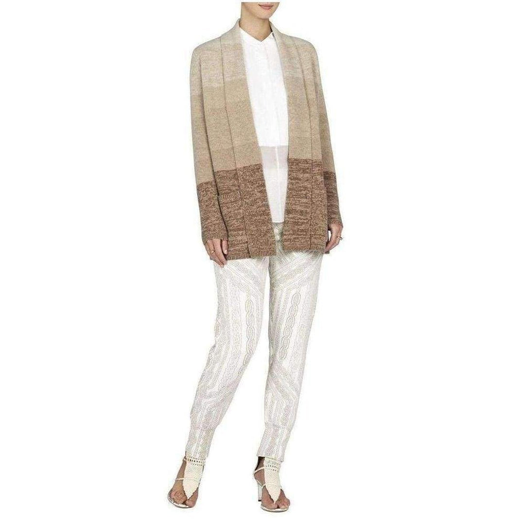 Cashmere Ginata Ombre Shawl Collar Cashmere Blend Cardigan
