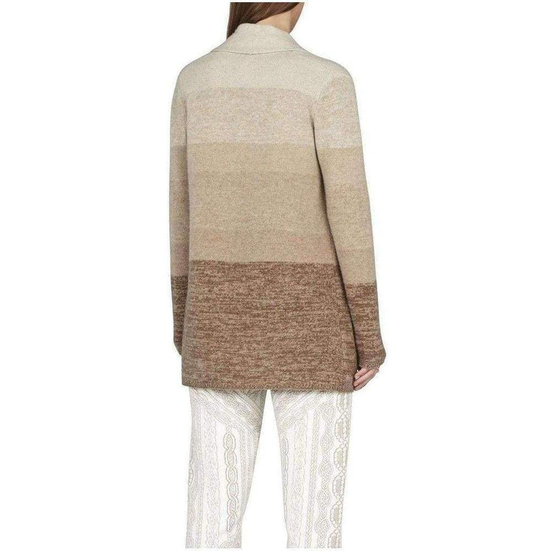 Cashmere Ginata Ombre Shawl Collar Cashmere Blend Cardigan