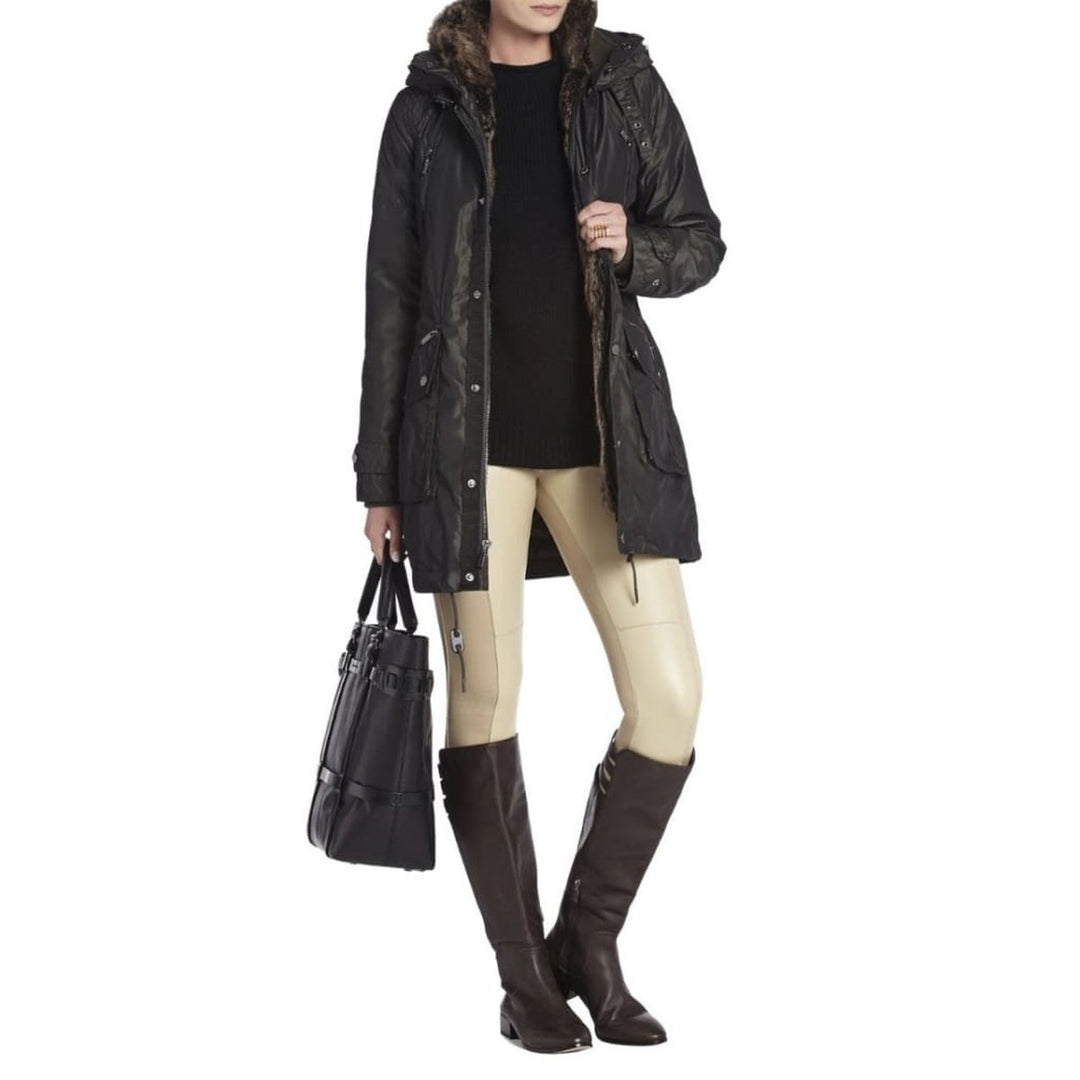 Central Brown Leather Riding Boots