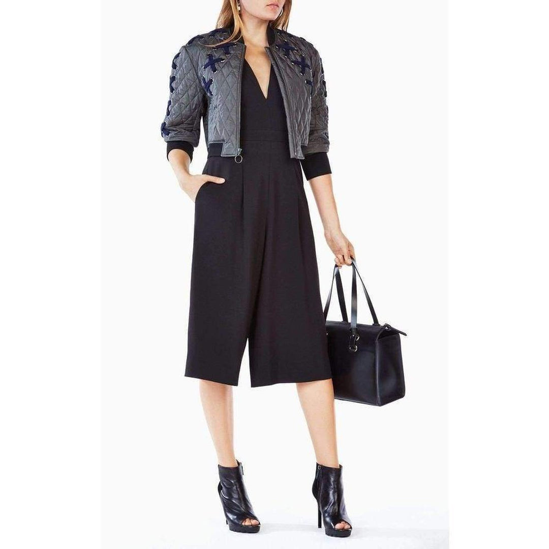 Colin Lace up Bomber Jacket