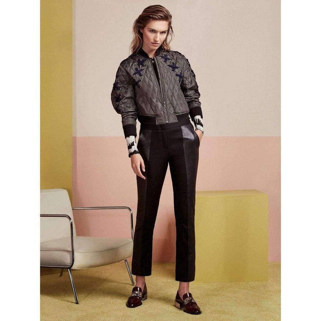 Colin Lace up Bomber Jacket