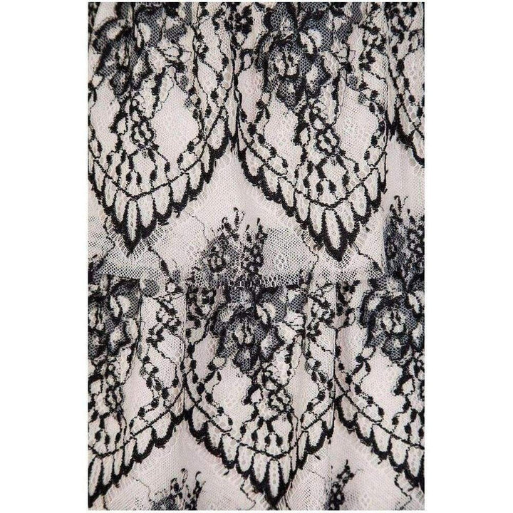 Sleeveless Scalloped Lace Dress