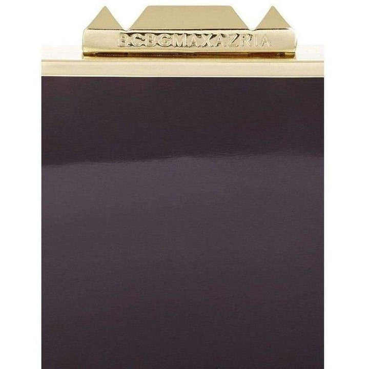 Crawford Lucite Black Clutch with Shell