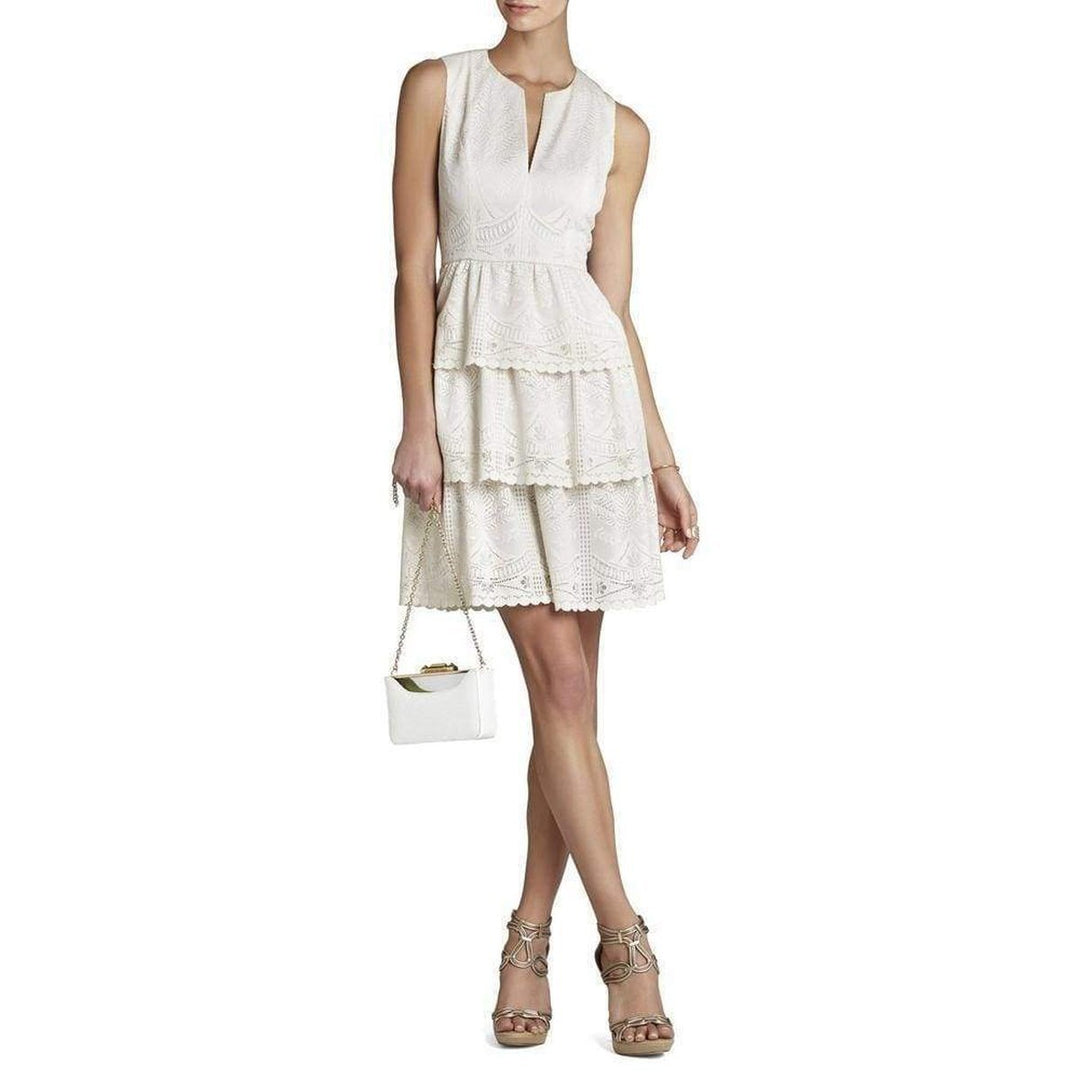 Crawford Lucite White Clutch with Shell