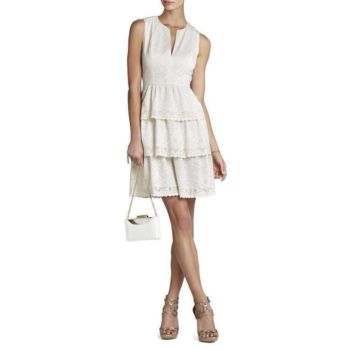 Crawford Lucite White Clutch with Shell