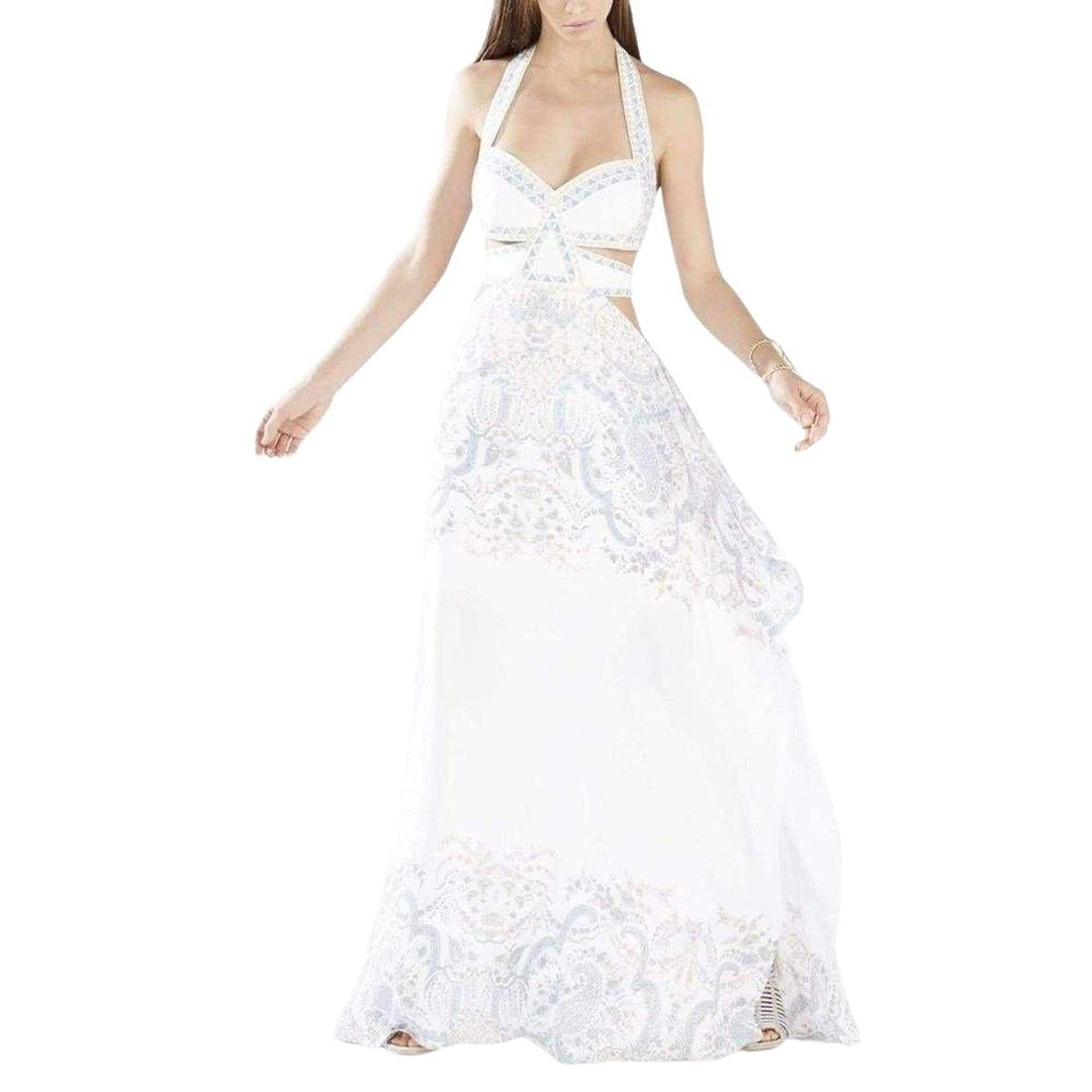 Cutout Cascade Dress