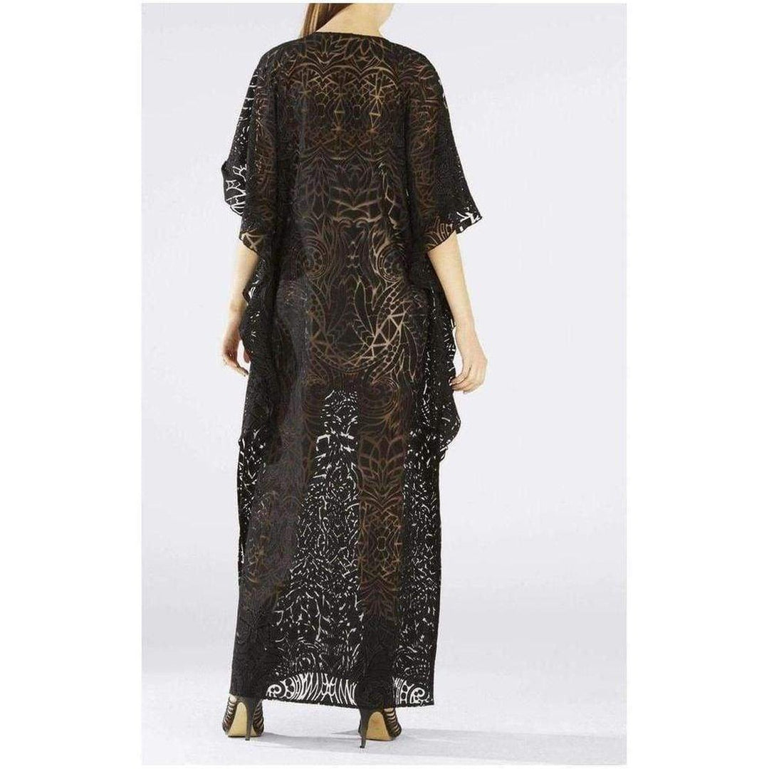 Dameka Ruffled Long Kaftan Dress