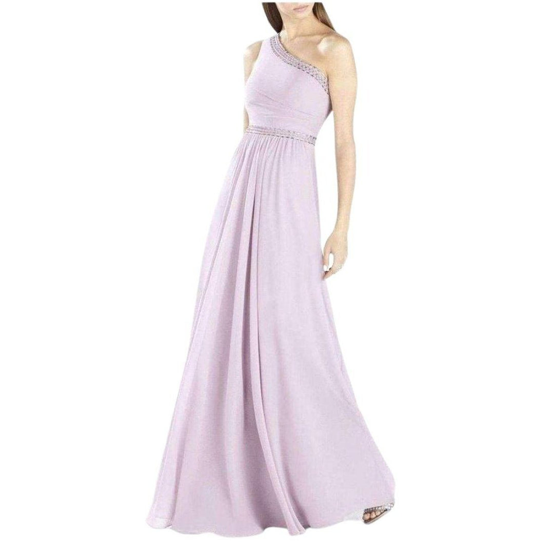 BCBGMAXAZRIA-Daniele One Shoulder Embellished Gown - Runway Catalog