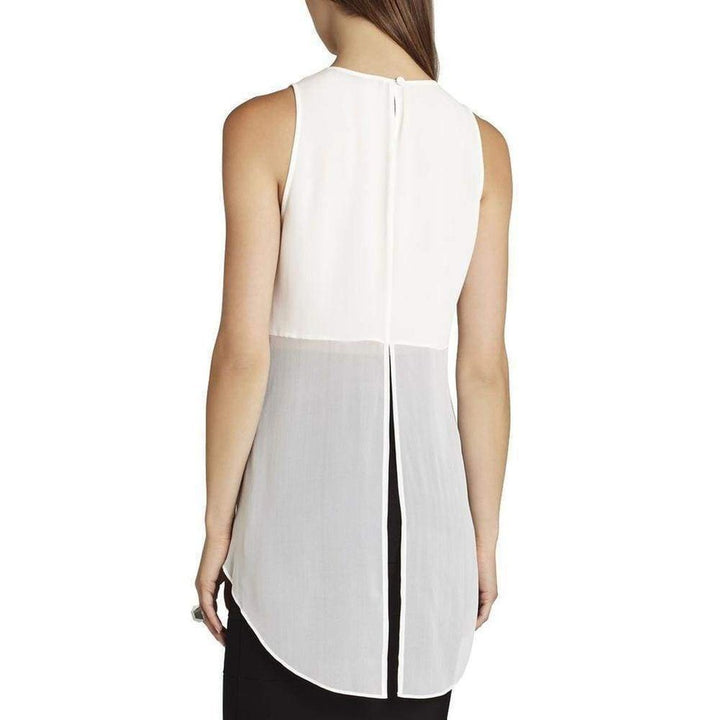 Silk Sleeveless Embellished Top