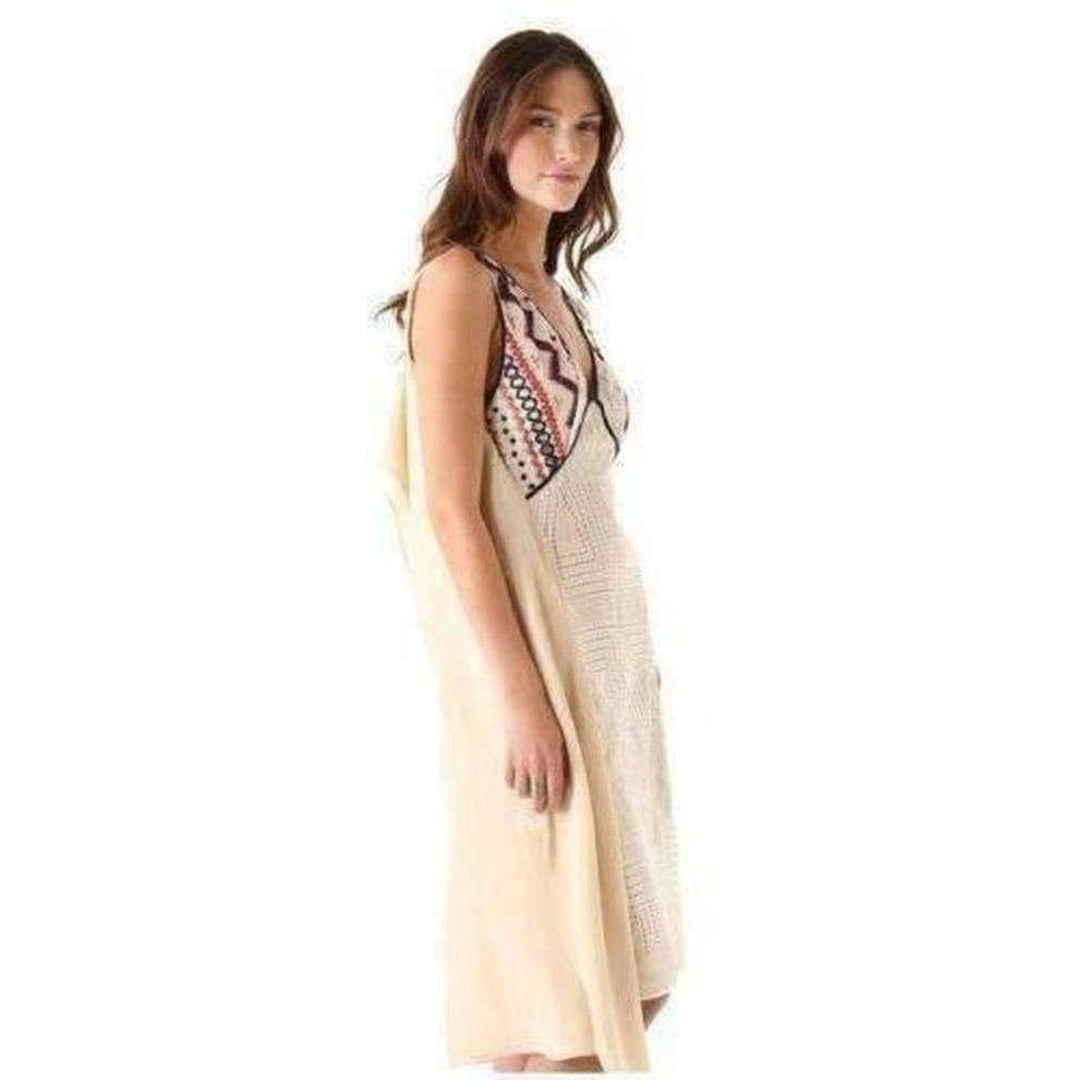 Dayanna Color Block Silk Dress