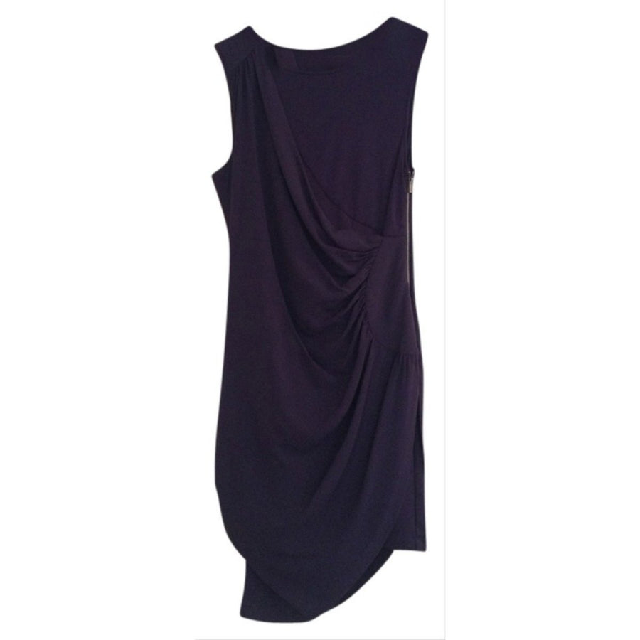 BCBGMAXAZRIA-Draped Side Zipper Dress - Runway Catalog