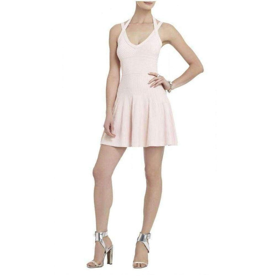 BCBGMAXAZRIA-Elizabeth Ottoman Stitched Dress - Runway Catalog