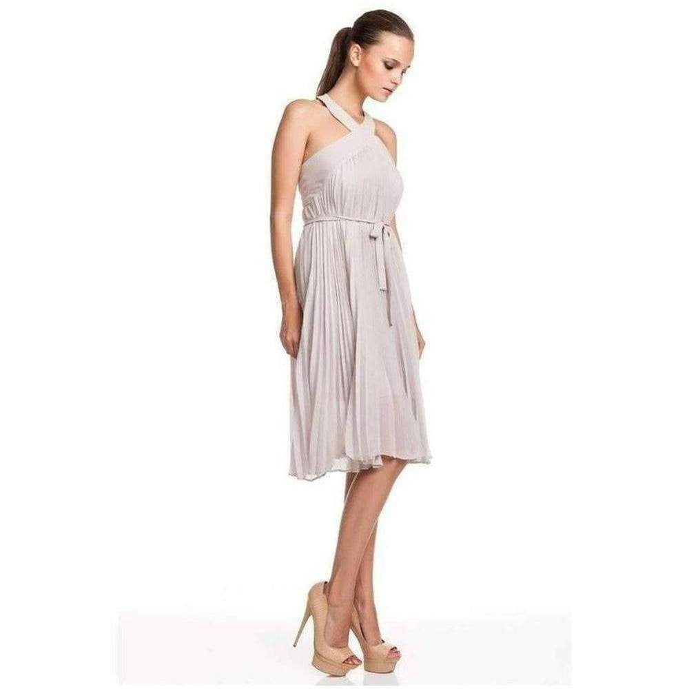 BCBGMAXAZRIA-Eloise Pleated Cocktail Dress - Runway Catalog