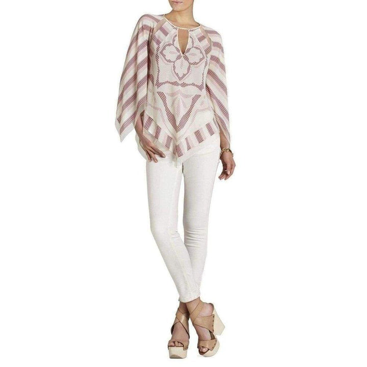 BCBGMAXAZRIA-Elyza Print Block Top - Runway Catalog