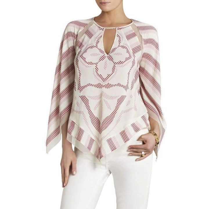 Elyza Print Block Top