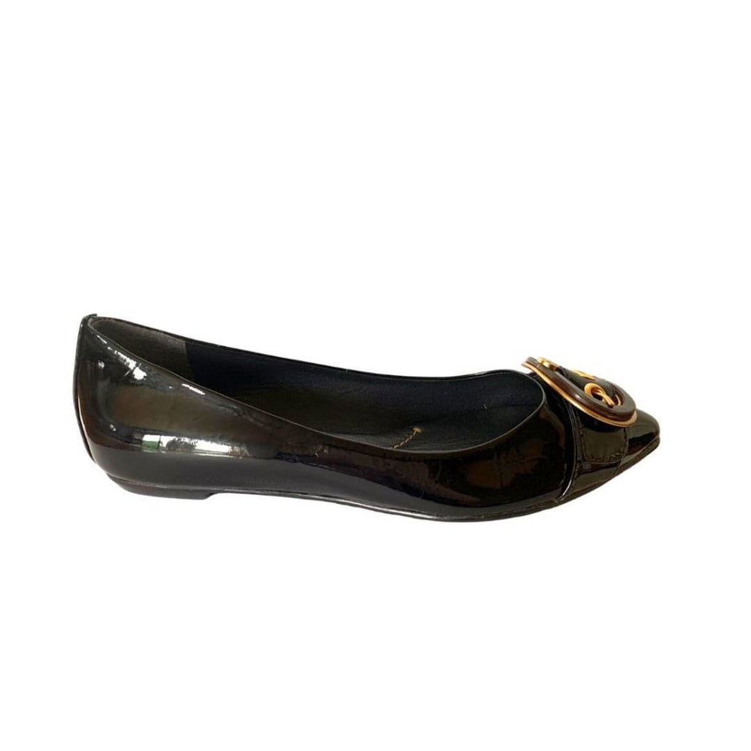 Emlyn Patent Leather Flats Shoes