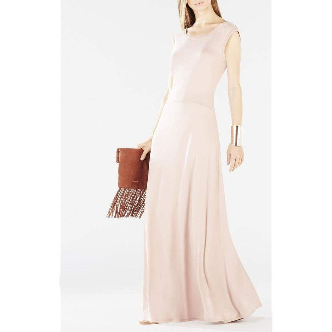 Evey Deep V-Back Maxi Dress