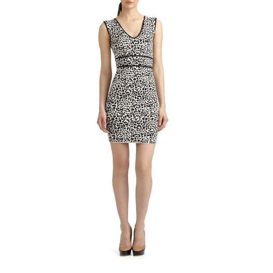 BCBGMAXAZRIA-Fancy Leopard Cocktail Dress - Runway Catalog