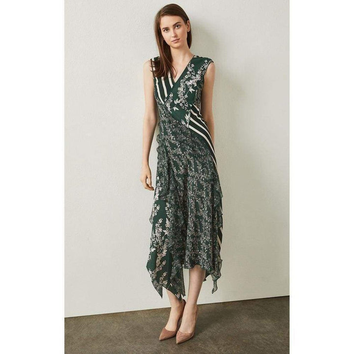 Floral Blooms Asymmetrical Dress