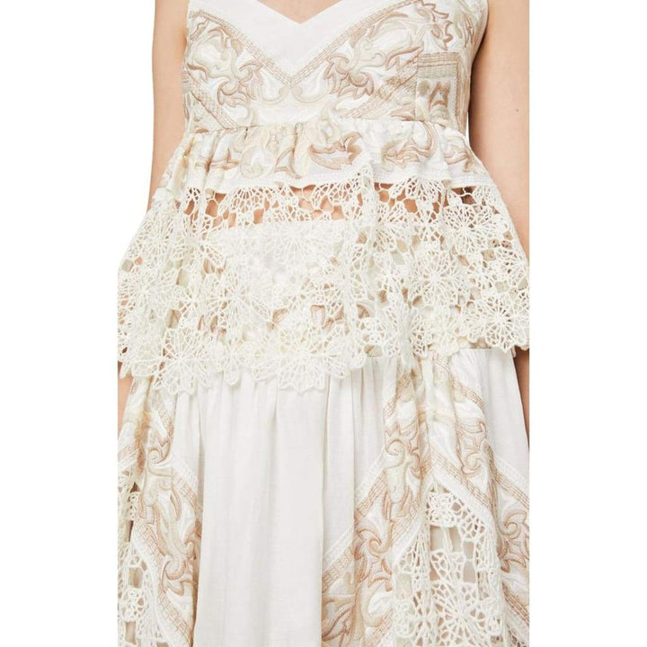 Floral Embroidered Tank Top