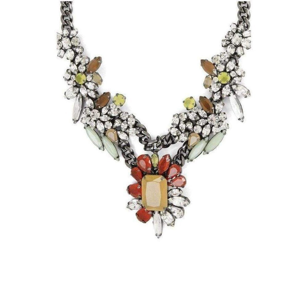 Floral Stone Necklace