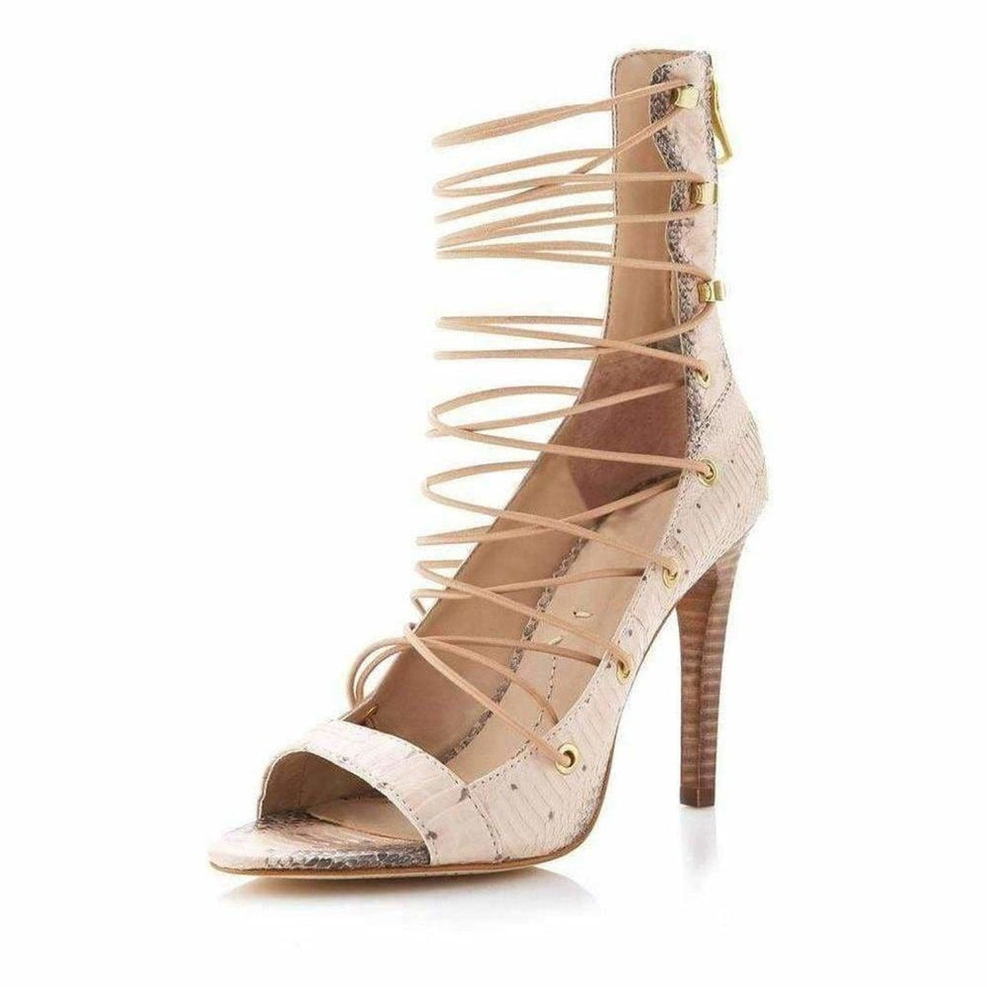 BCBGMAXAZRIA-Francis Snake Embossed Shoes - Runway Catalog