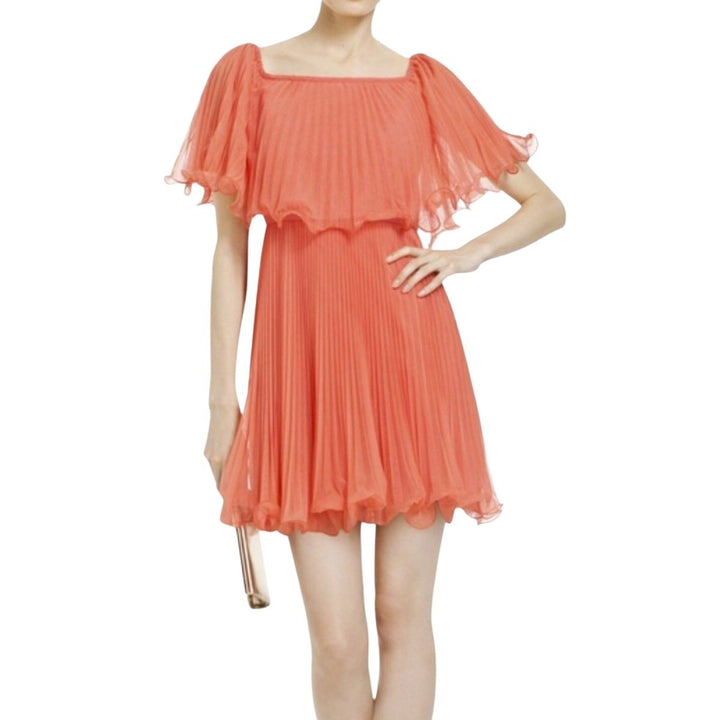 Galia Shalom Sunburst Pleated Dress