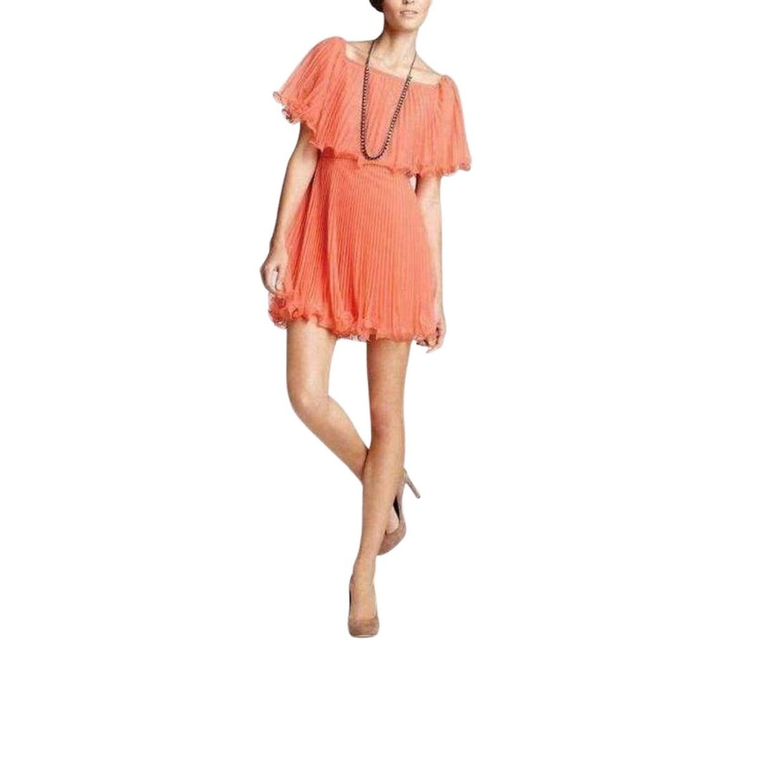 BCBGMAXAZRIA-Galia Shalom Sunburst Pleated Dress - Runway Catalog