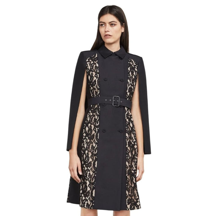 Genevieve Lace Cape Dress