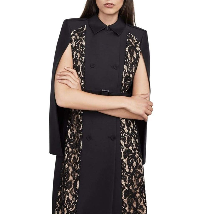 Genevieve Lace Cape Dress