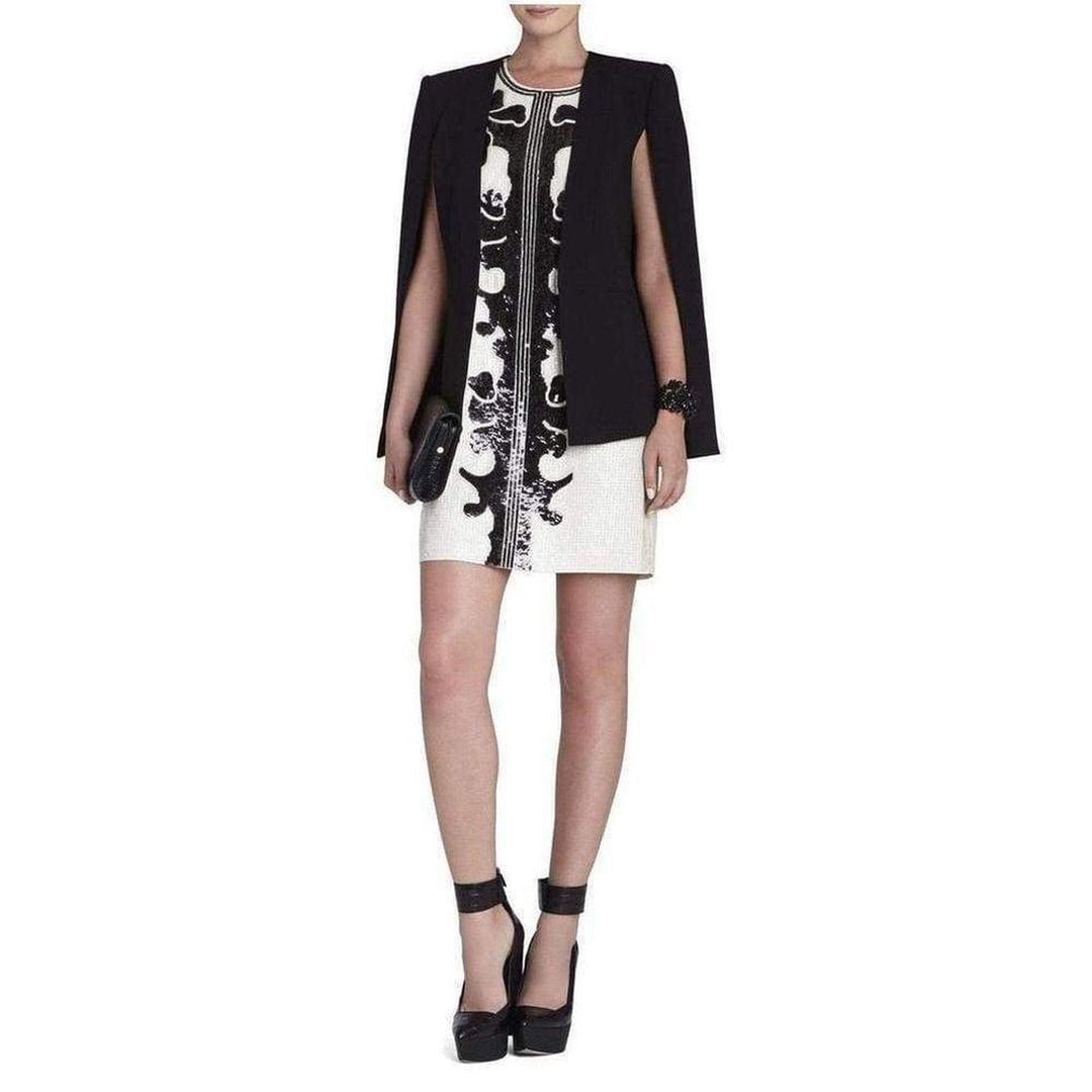 Geri Sequin Motif Shift Dress