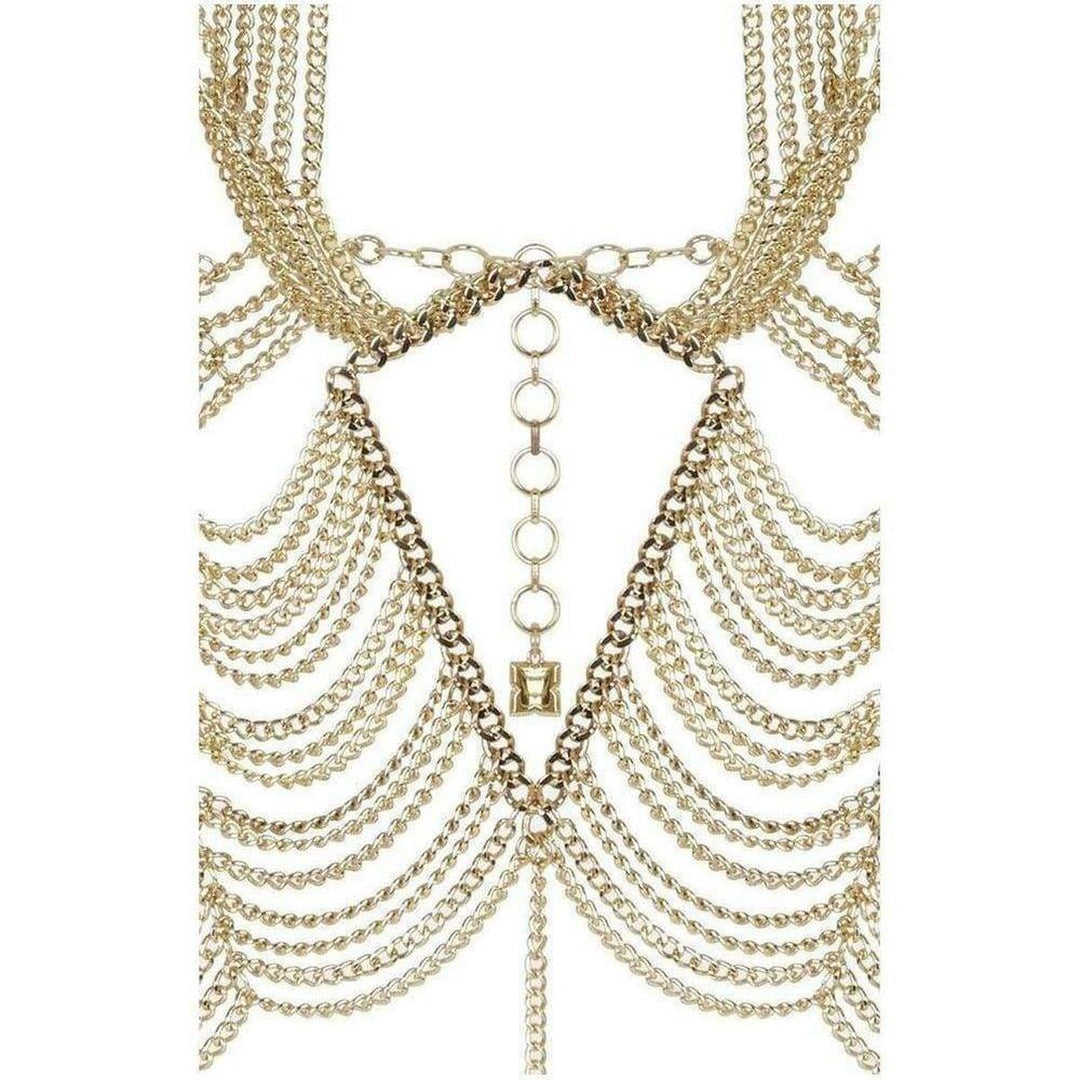 Gold Cutout Body Chain
