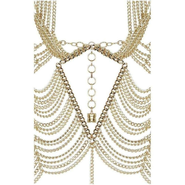 Gold Cutout Body Chain