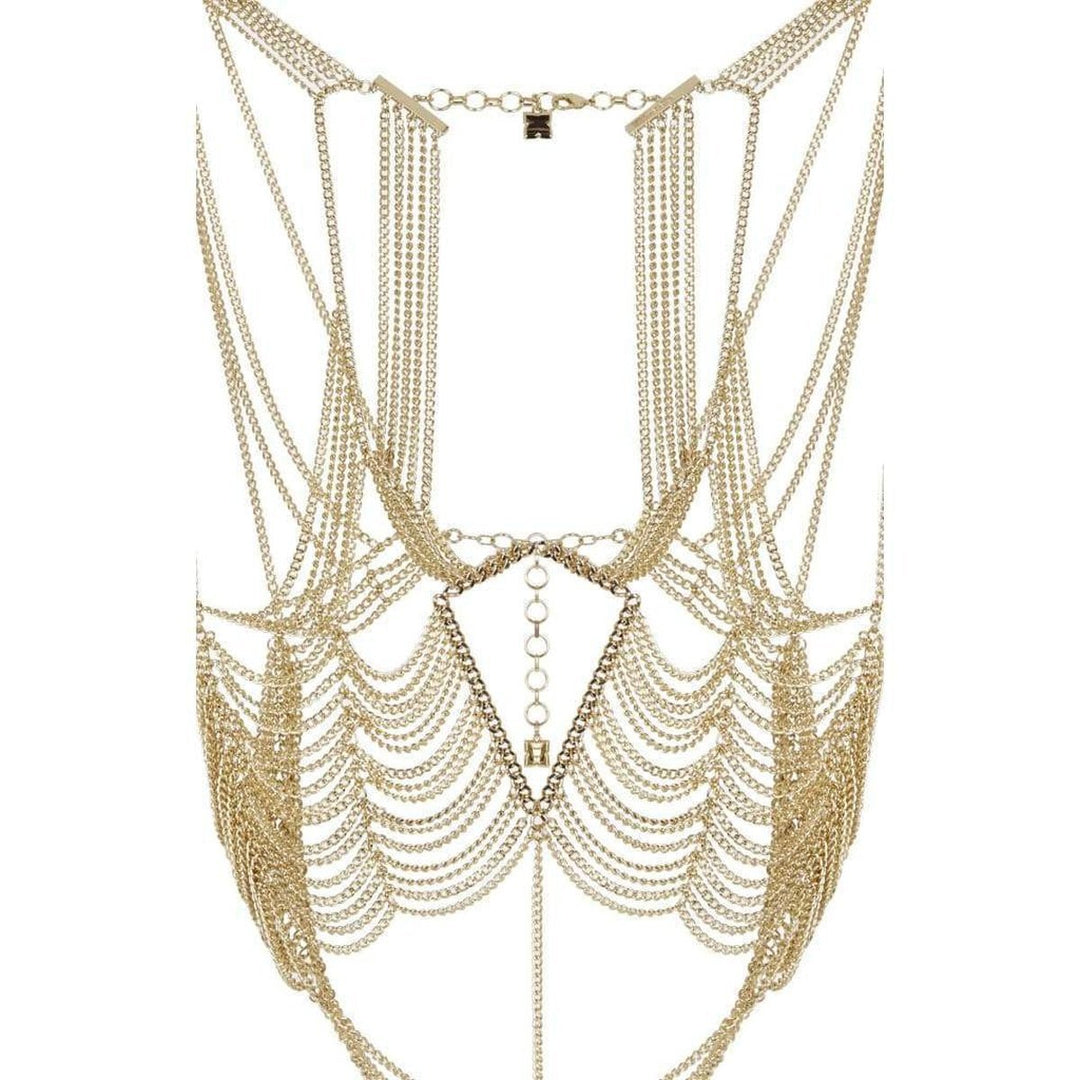 Gold Cutout Body Chain