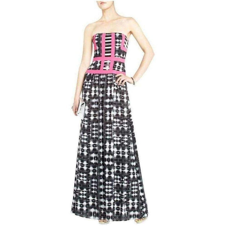 BCBGMAXAZRIA-Gracelyn Maxi Cocktail Dress - Runway Catalog
