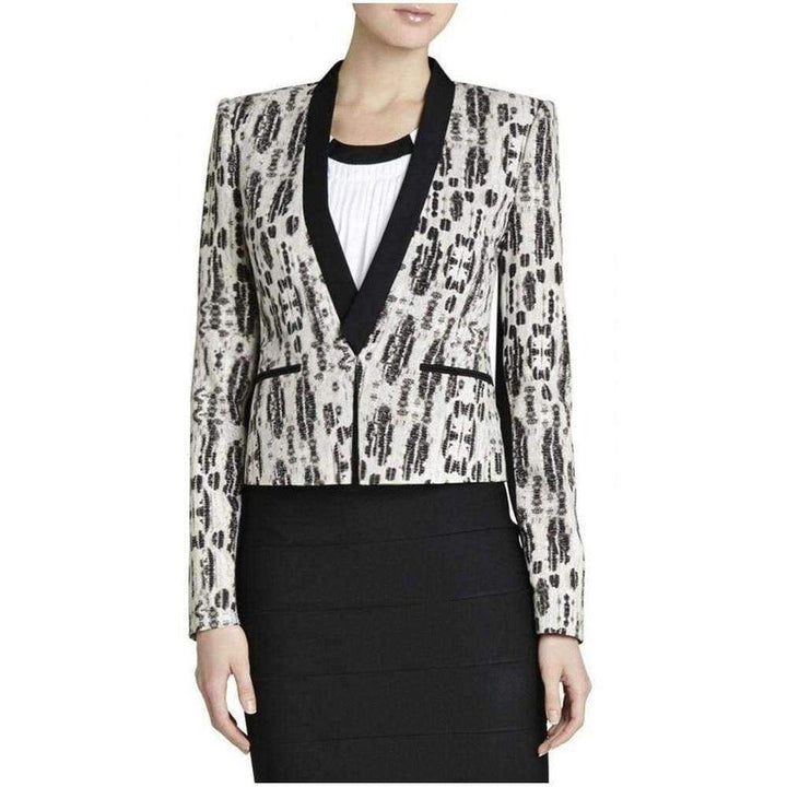 BCBGMAXAZRIA-Guy Printed Jacket EKE4G022-003 - Runway Catalog